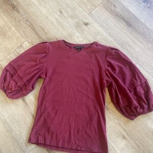 Down East Wine red lantern 3/4 sleeve